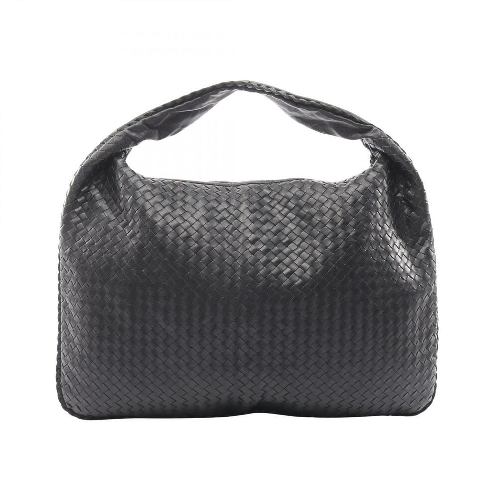 Bottega Veneta Intrecciato Tote Bag Leather Black